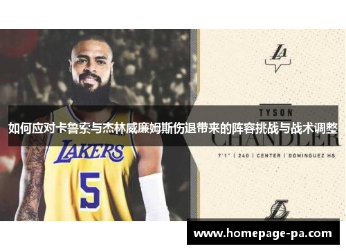如何应对卡鲁索与杰林威廉姆斯伤退带来的阵容挑战与战术调整