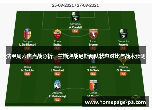 法甲周六焦点战分析：兰斯迎战尼斯两队状态对比与战术预测